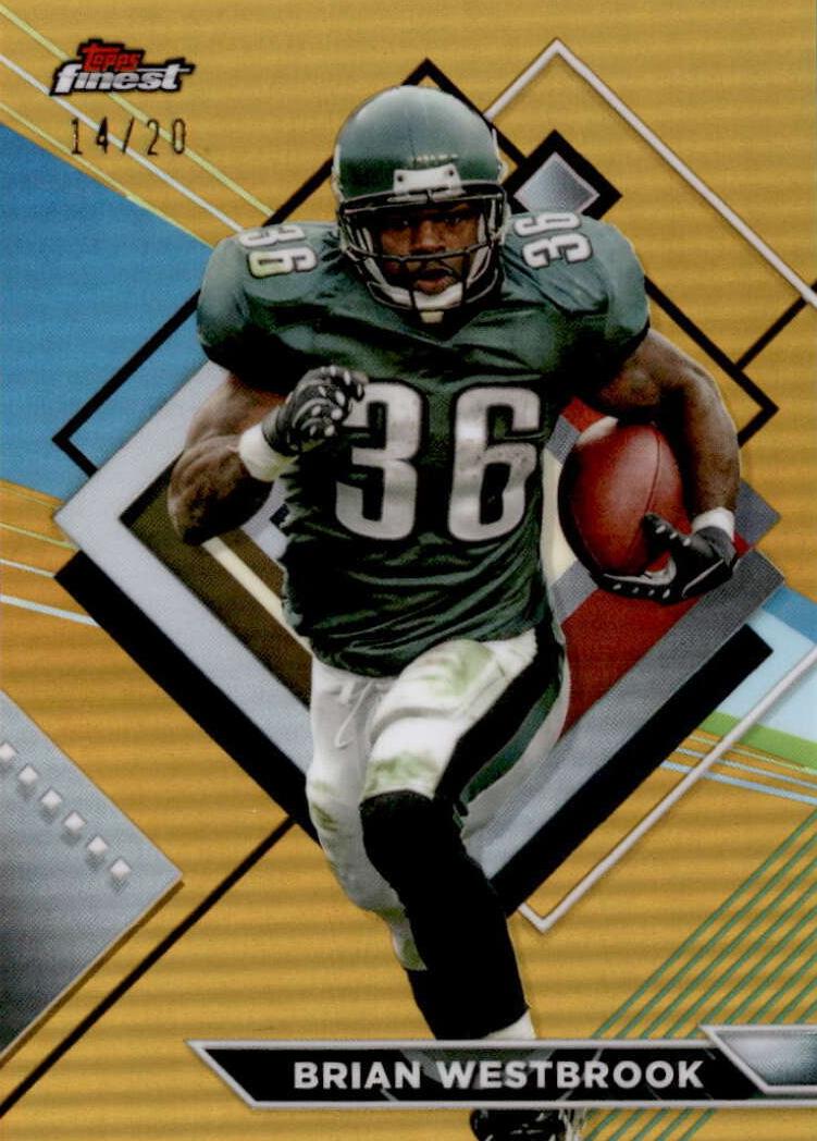 2023 Topps Composite Football Gold Refractor Brian Westbrook #234