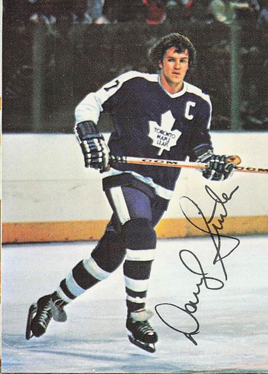 1977 Topps Glossy Hockey Square Corners Darryl Sittler #20