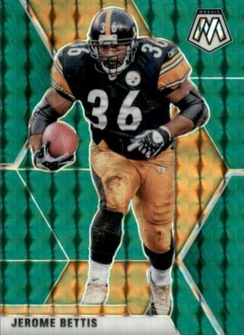 2020 Panini Mosaic Football Green Jerome Bettis #172 PSA 10
