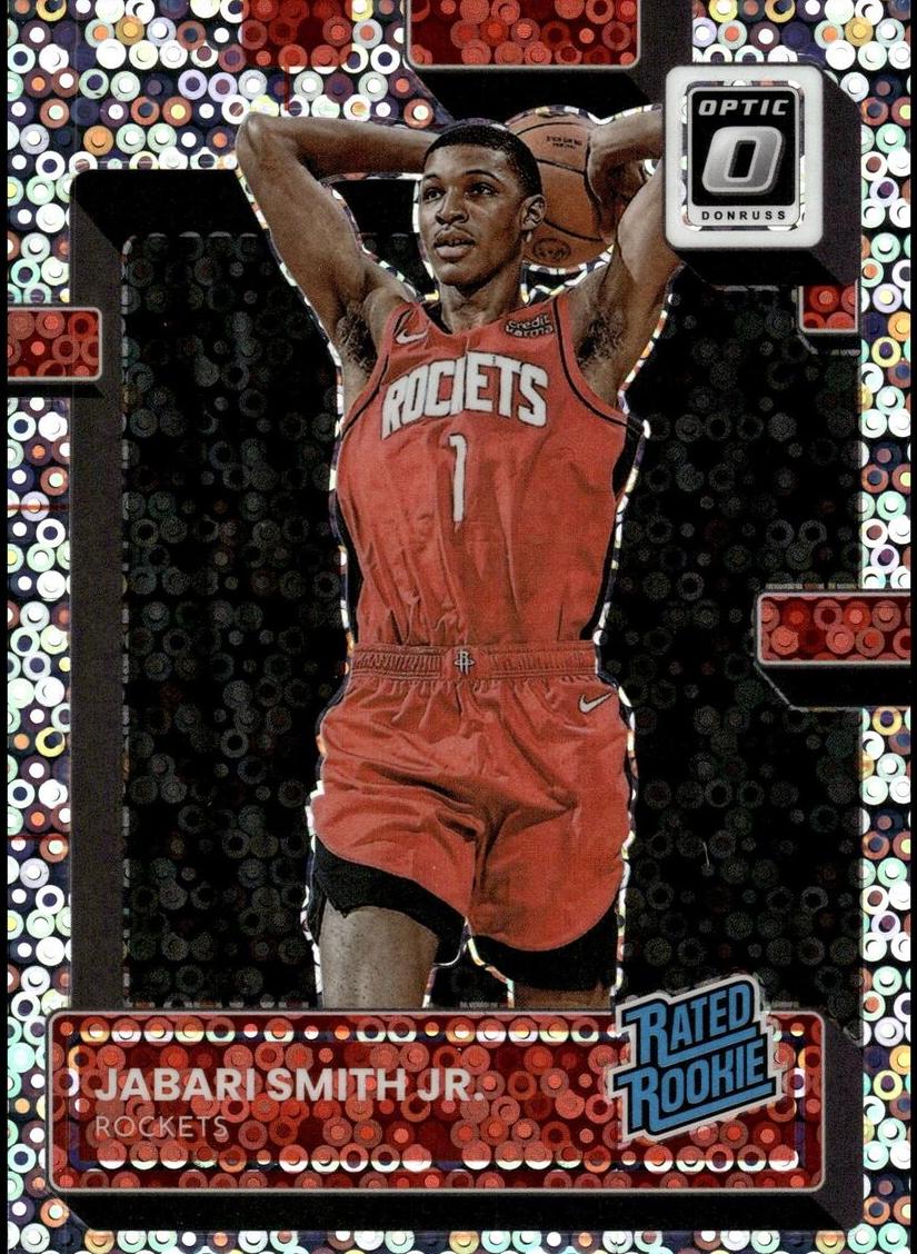 2022 Donruss Optic Basketball Fast Break Holo Jabari Smith Jr. #240