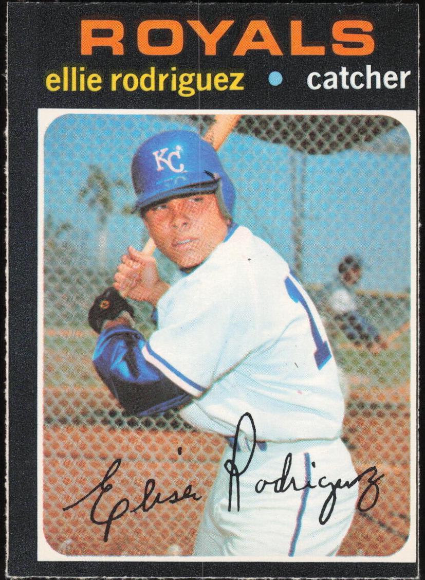 1971 O-Pee-Chee Baseball Ellie Rodriguez #344 PSA 8