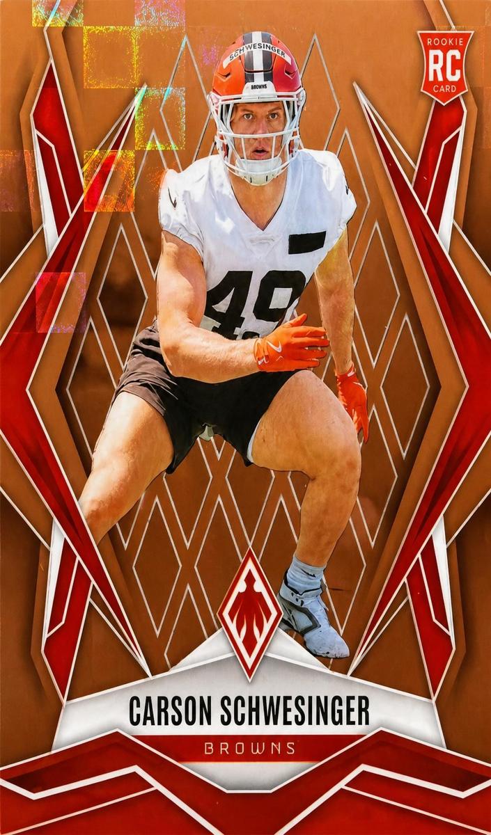 2025 Panini Phoenix Football Bronze Pandora Carson Schwesinger #201
