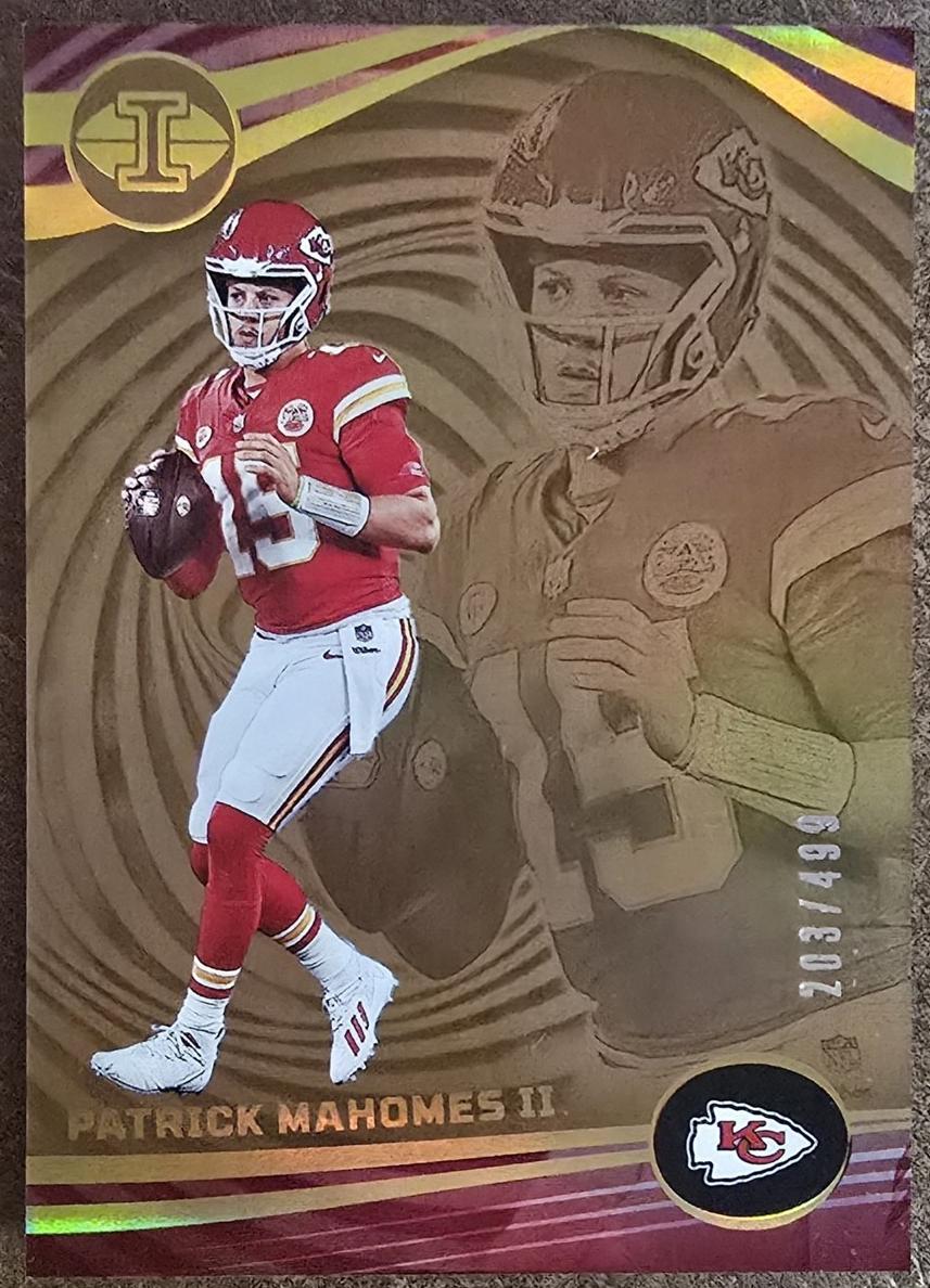 2023 Panini Illusions Football Trophy Collection Bronze Patrick Mahomes II #52 PSA 8