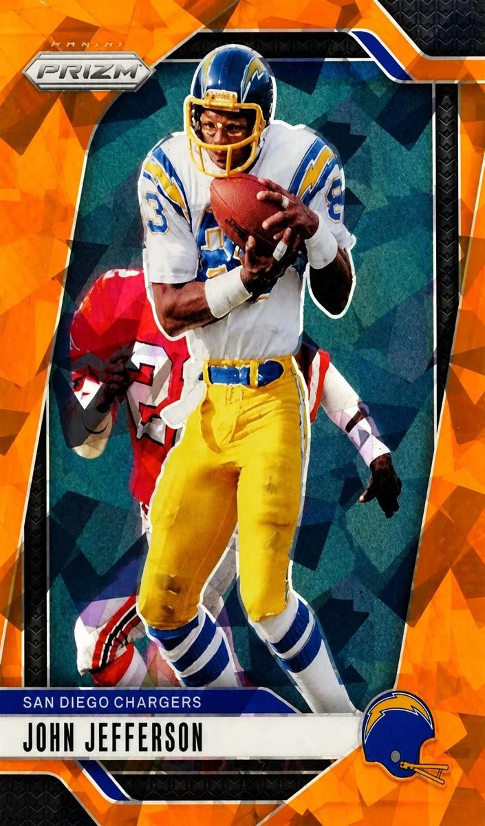 2024 Panini Prizm Football Orange Ice John Jefferson #165