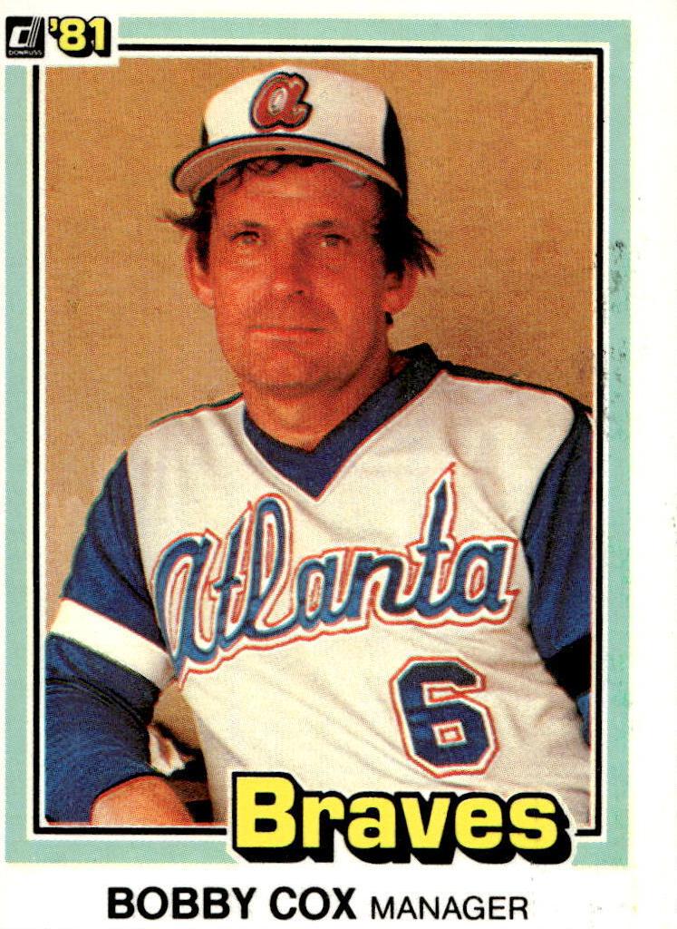 1981 Donruss Baseball Bobby Cox #426