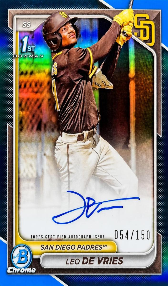 2024 Bowman Chrome Baseball Blue Leo De Vries #CPA-LD