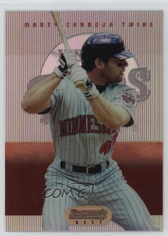 1995 Bowman's Best Baseball Red Refractor Marty Cordova #R74