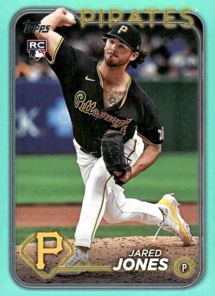 2024 Topps Update Baseball Aqua Jared Jones #US49