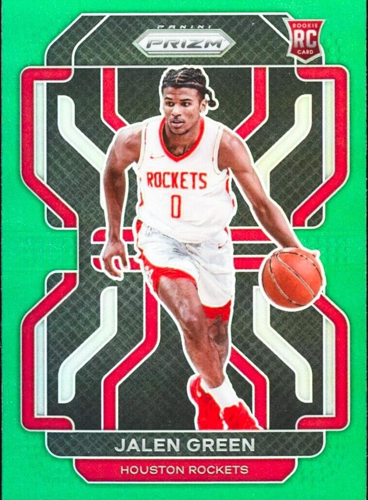 2021 Panini Prizm Basketball Green Jalen Green #306 PSA 9