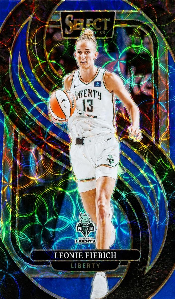 2025 Panini Select WNBA Basketball Blue Scope Leonie Fiebich #199