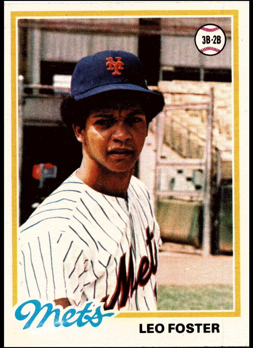 1978 Topps Baseball Leo Foster #229 PSA 9