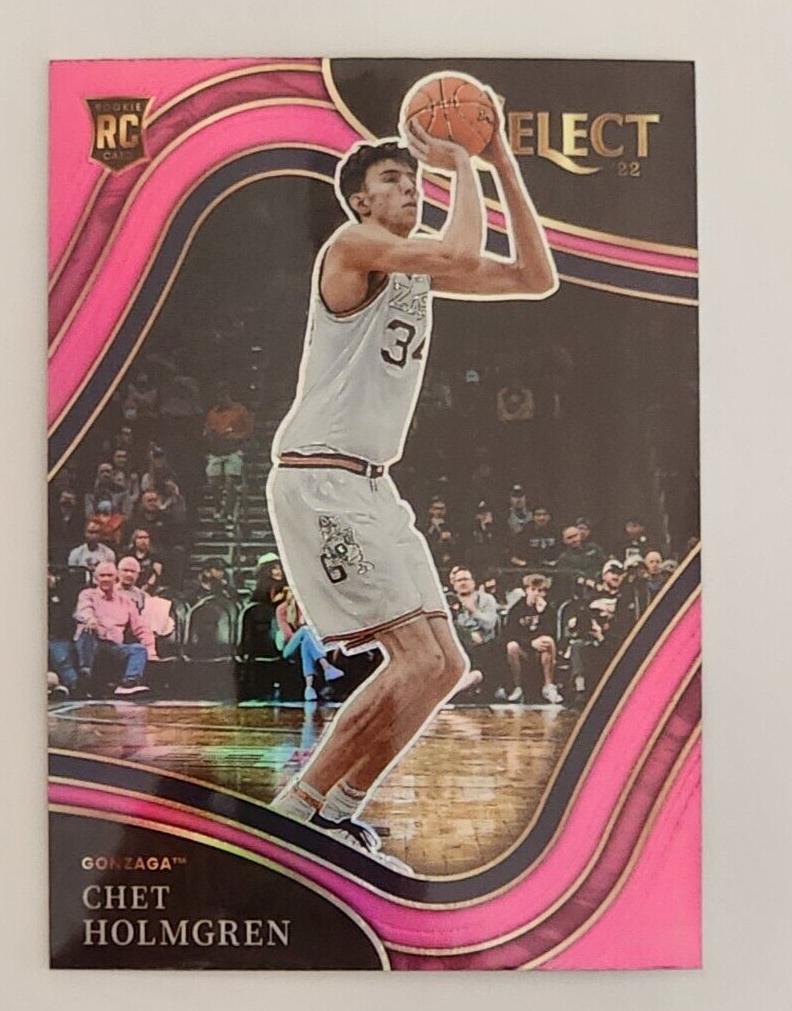 2022 Panini Chronicles Draft Picks Basketball Pink Chet Holmgren #1
