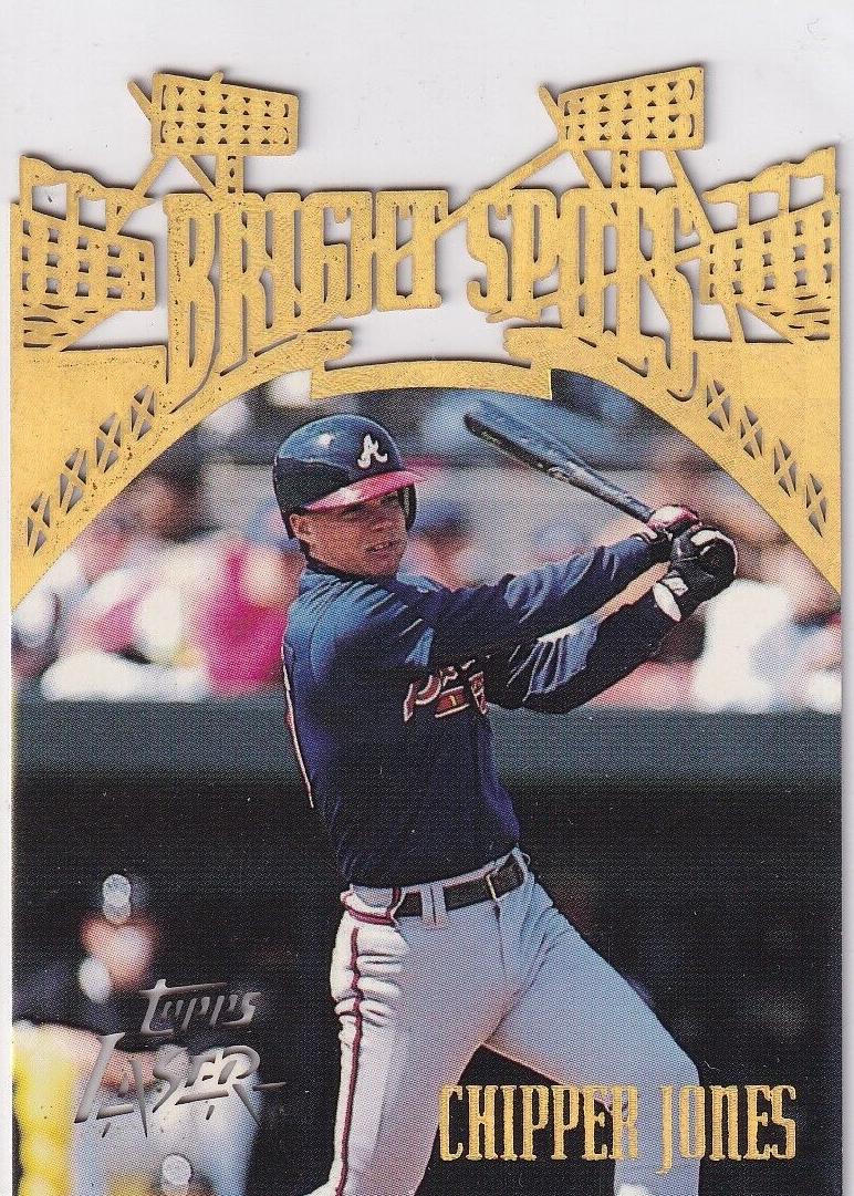 1996 Topps Laser Baseball Chipper Jones #B14