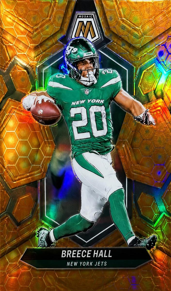 2024 Panini Mosaic Football Honeycomb Breece Hall #170 TAG 9