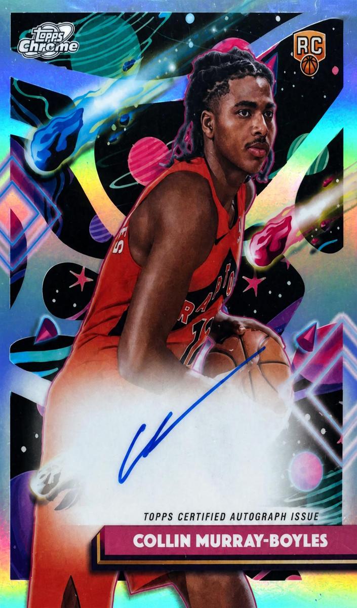 2025 Topps Cosmic Chrome Basketball Collin Murray-Boyles #CCA-CM
