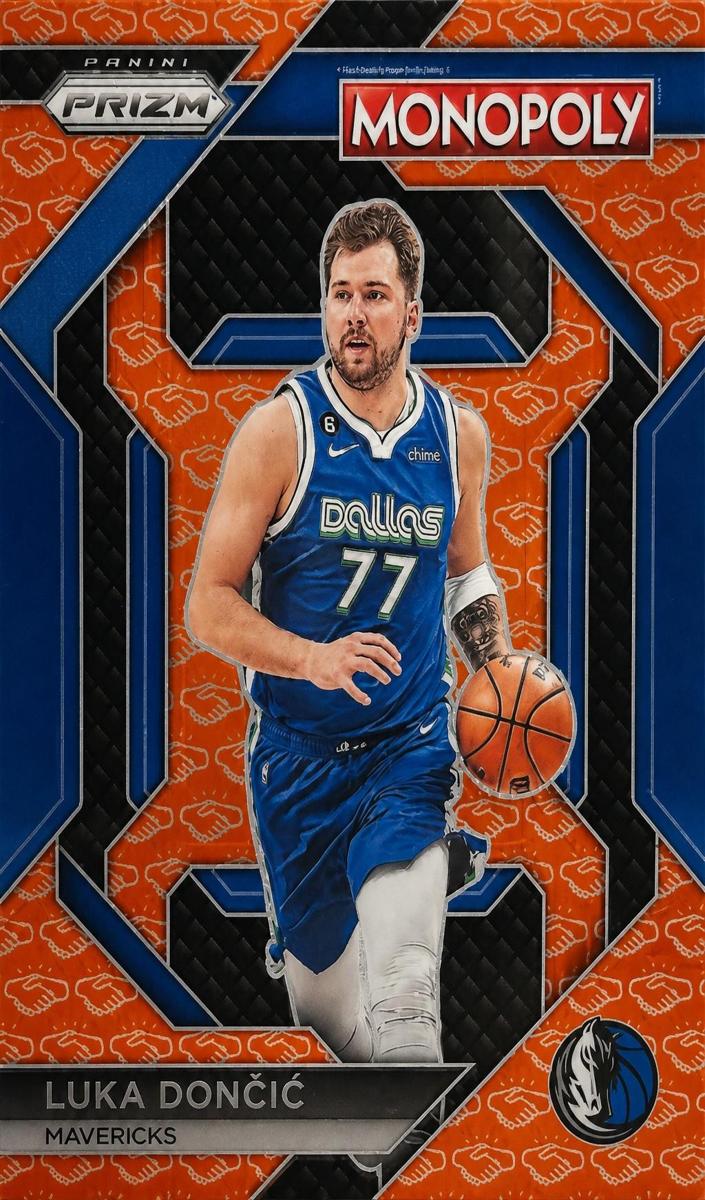2023 Panini Prizm Monopoly Basketball Orange Luka Doncic #PS3 PSA 9