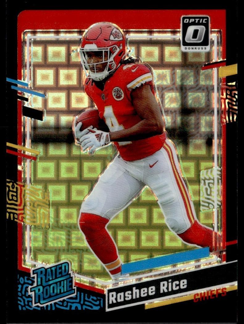 2023 Donruss Optic Football Black Pandora Rashee Rice #257 PSA 10