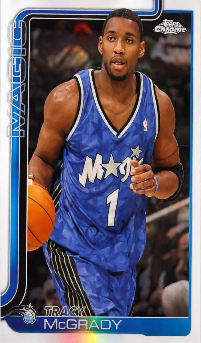 2025 Topps Chrome Basketball Refractor Tracy McGrady #245