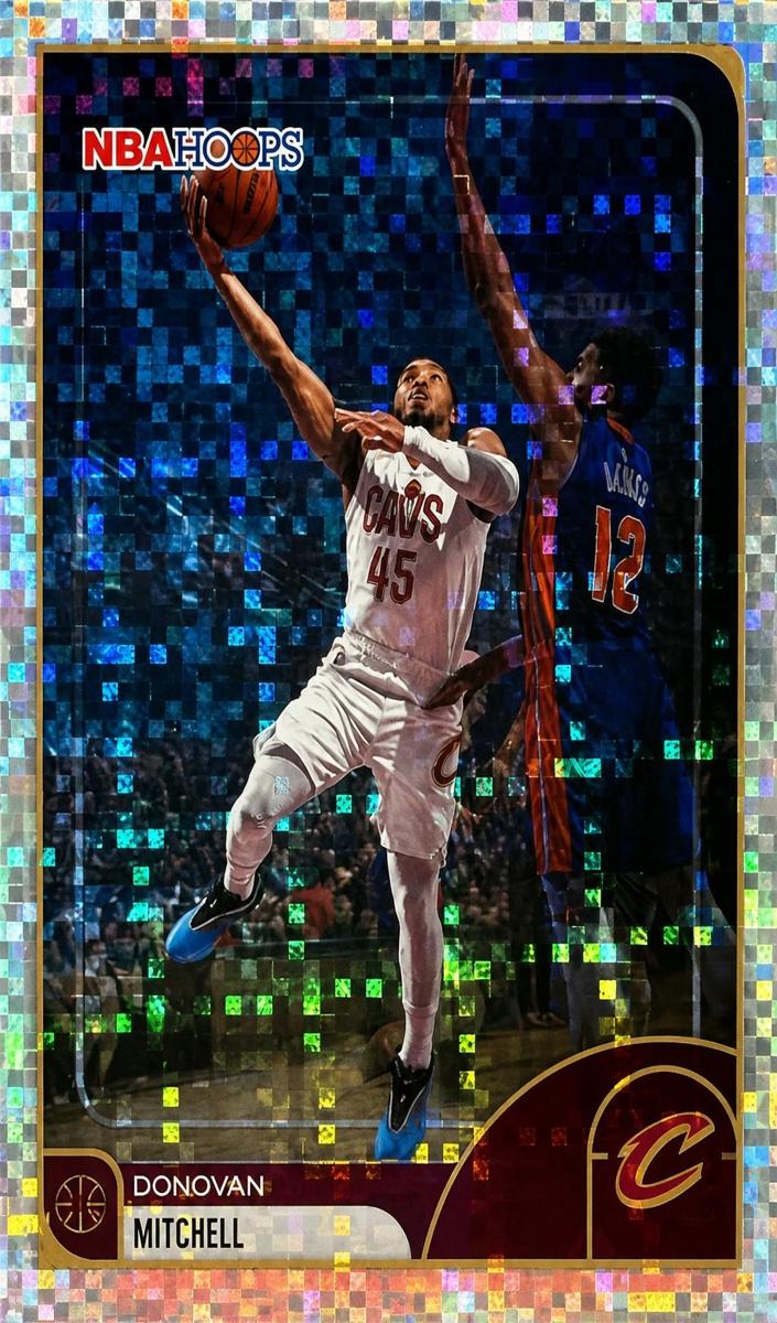 2025 Topps NBA Hoops Basketball Light Burst Donovan Mitchell #76