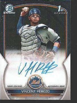 2023 Bowman Chrome Prospects Baseball Vincent Perozo #CPA-VP PSA 9