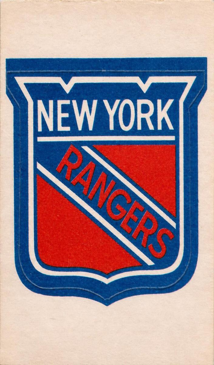 1972 O-Pee-Chee Team Logos Hockey New York Rangers #NNO PSA 7