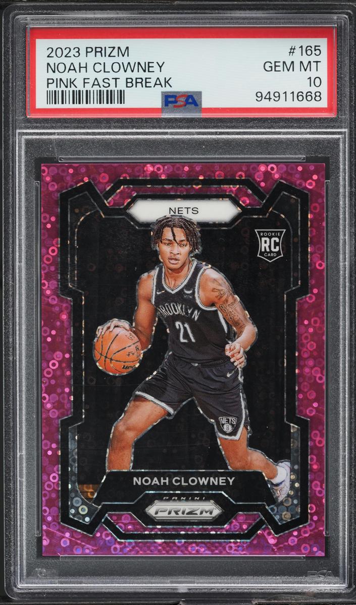 2023 Panini Prizm Basketball Fast Break Pink Noah Clowney #165