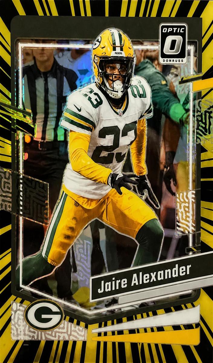 2023 Donruss Optic Football Electricity Jaire Alexander #67 PSA 9