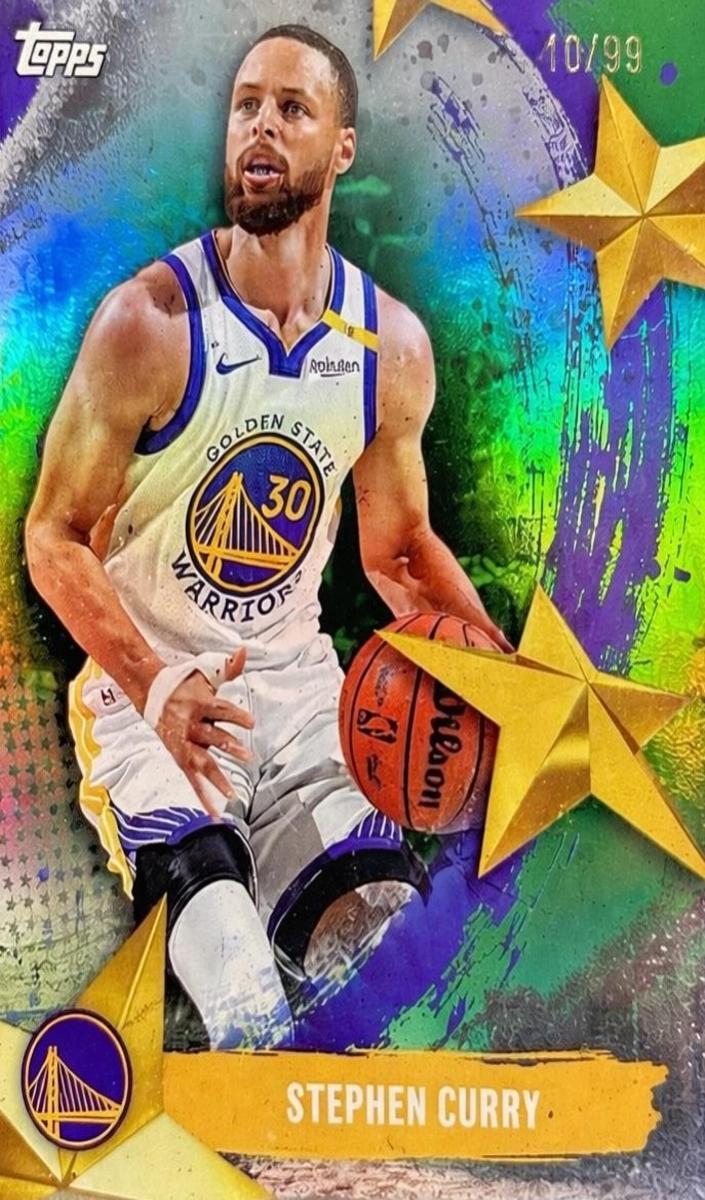 2025 Topps Basketball Green Rainbow Stephen Curry #SA-5