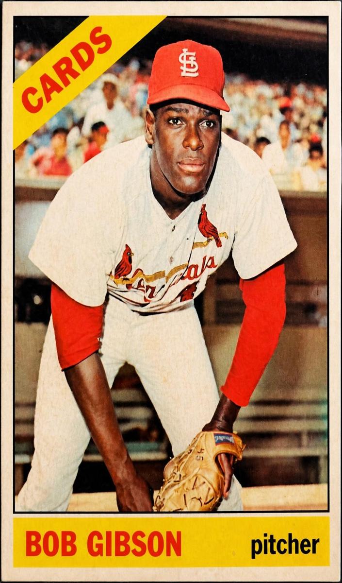 1966 Topps Venezuelan Baseball Bob Gibson #320
