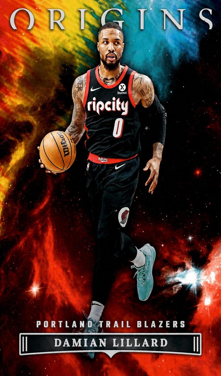 2022 Panini Origins Basketball Red Damian Lillard #17