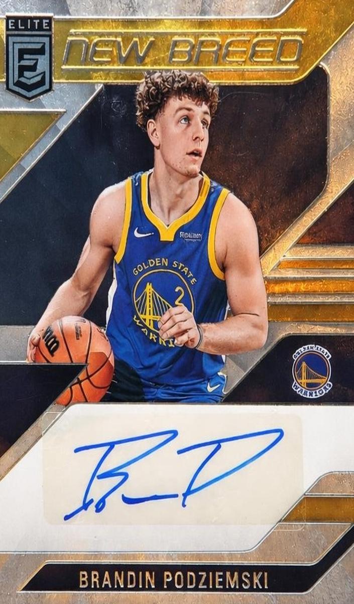 2023 Donruss Elite Basketball Brandin Podziemski #NB-POD PSA 10