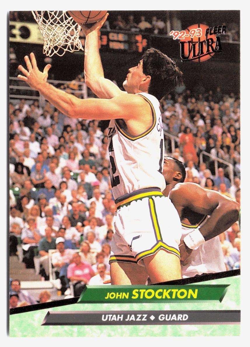 1992 Fleer Ultra Basketball John Stockton #183