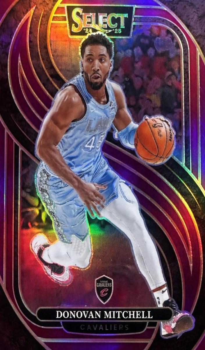 2024 Panini Select Basketball Purple Donovan Mitchell #155