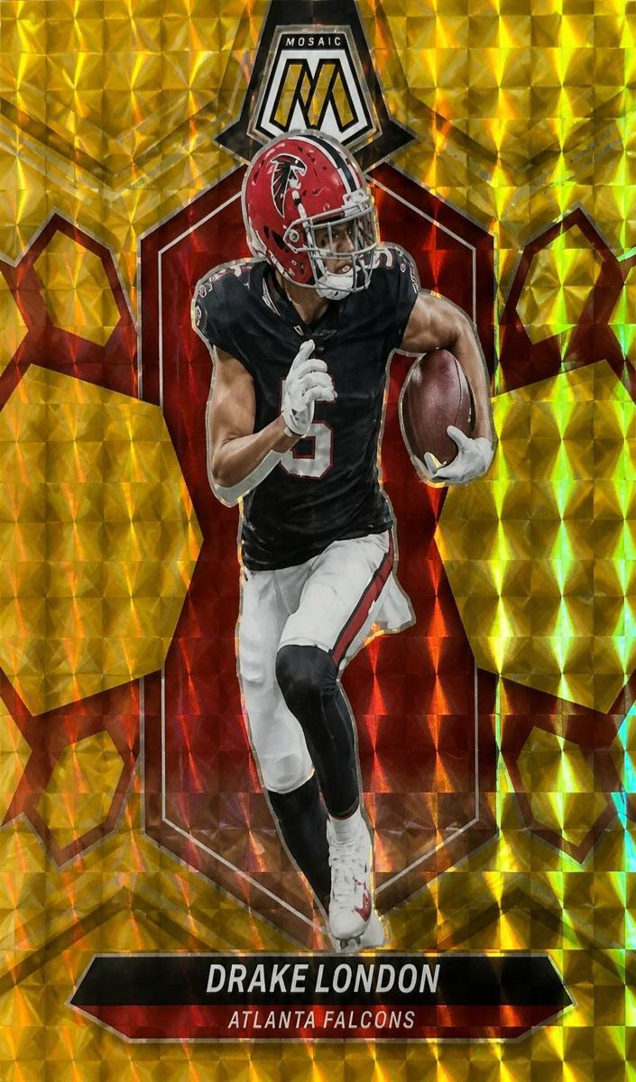 2024 Panini Mosaic Football Reactive Yellow Drake London #10