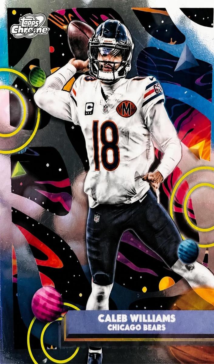 2025 Topps Cosmic Chrome Football Caleb Williams #16 RAW Ungraded