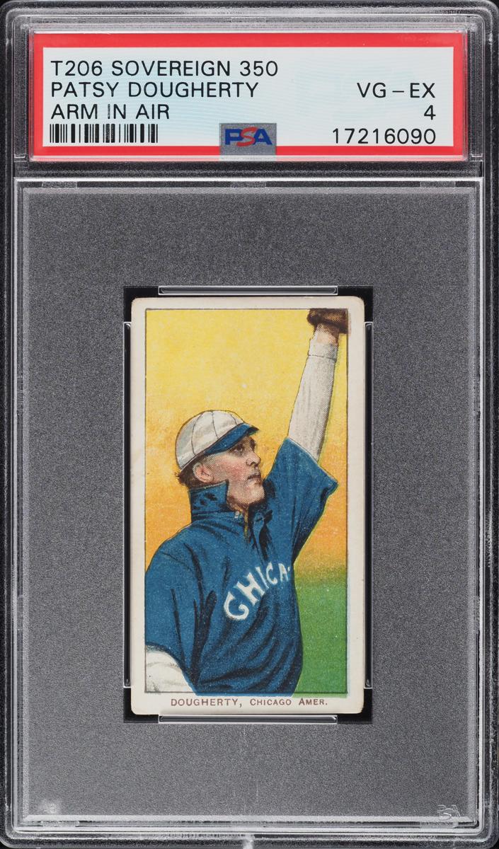 1909-11 T206 Baseball Arm In Air Patsy Dougherty #NNO PSA 2
