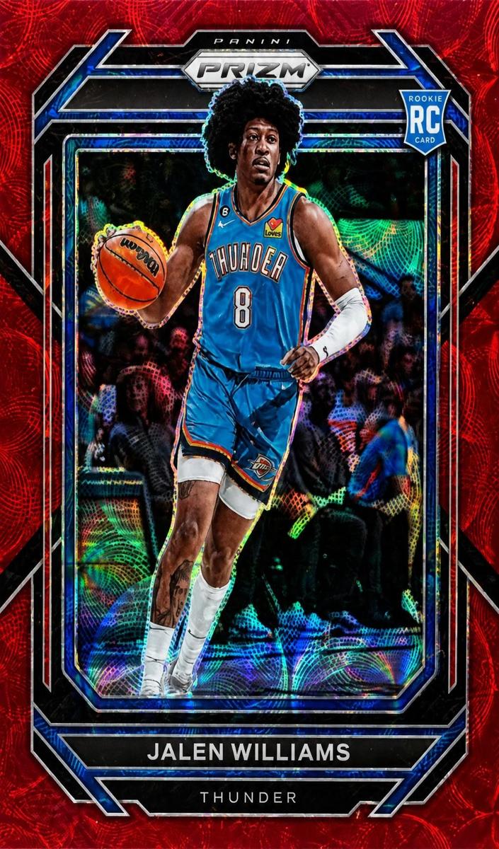 2022 Panini Prizm Basketball Choice Red Jalen Williams #246 PSA 9