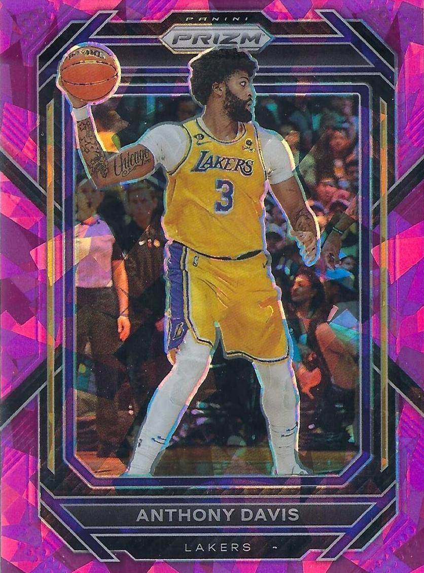 2022 Panini Prizm Basketball Pink Ice Anthony Davis #122
