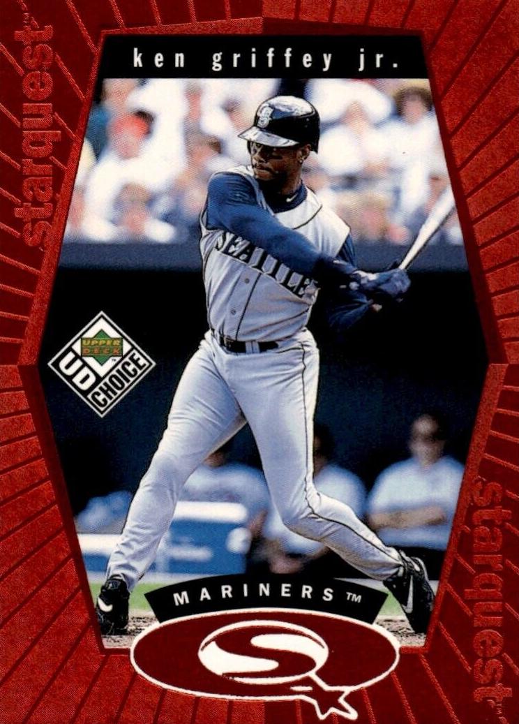 1999 UD Choice Baseball Red Ken Griffey Jr. #SQ1