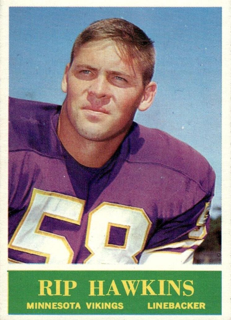 1964 Philadelphia Football Rip Hawkins #103