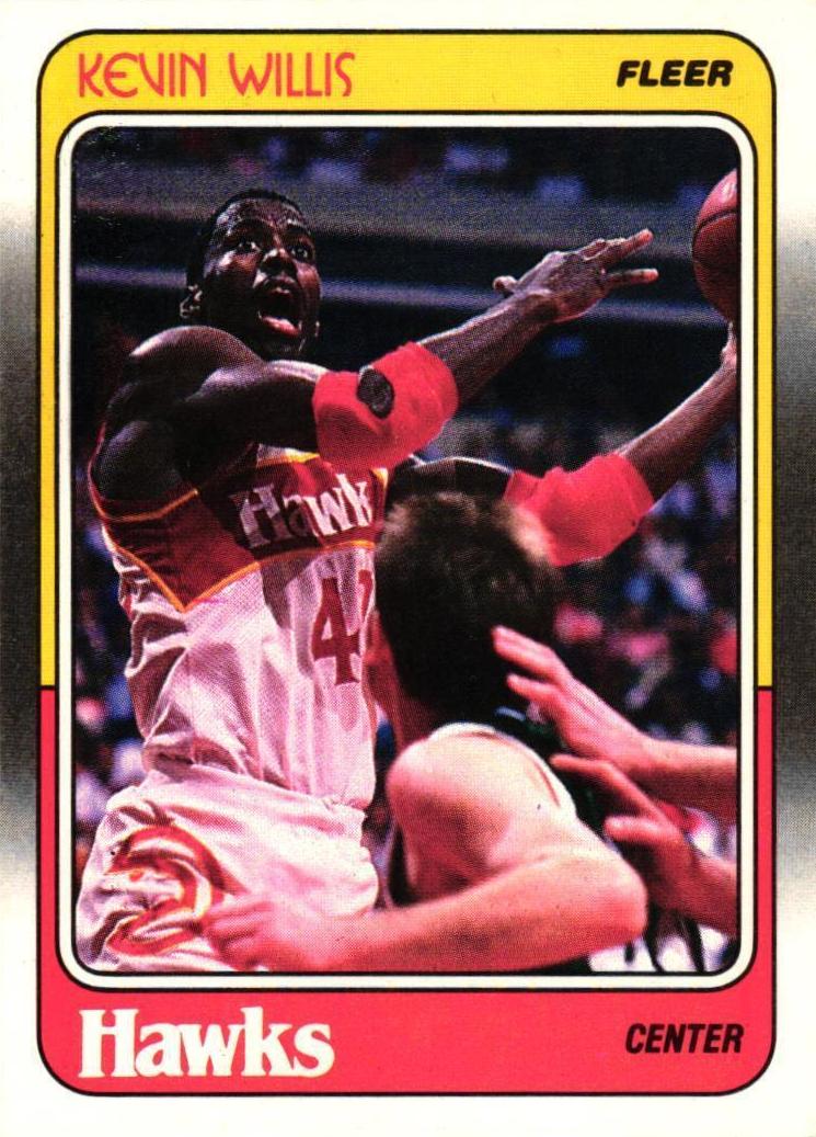 1988 Fleer Basketball Kevin Willis #6 PSA 9