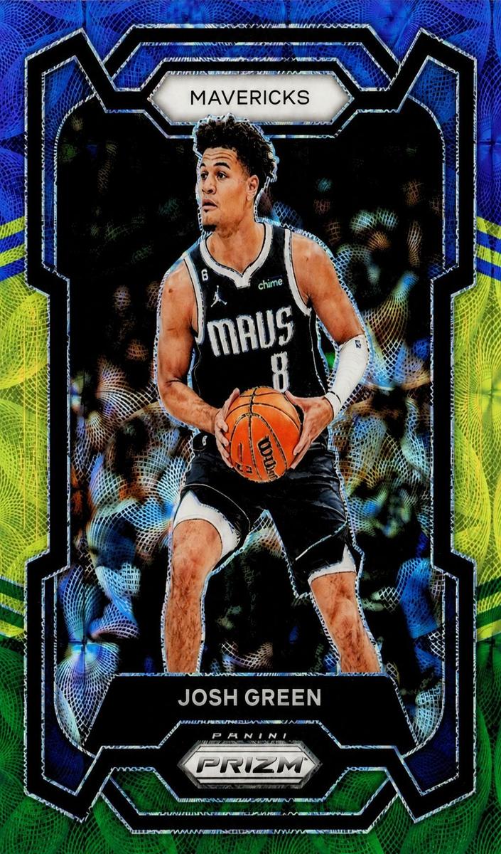 2023 Panini Prizm Basketball Choice Blue Yellow and Green Josh Green #201