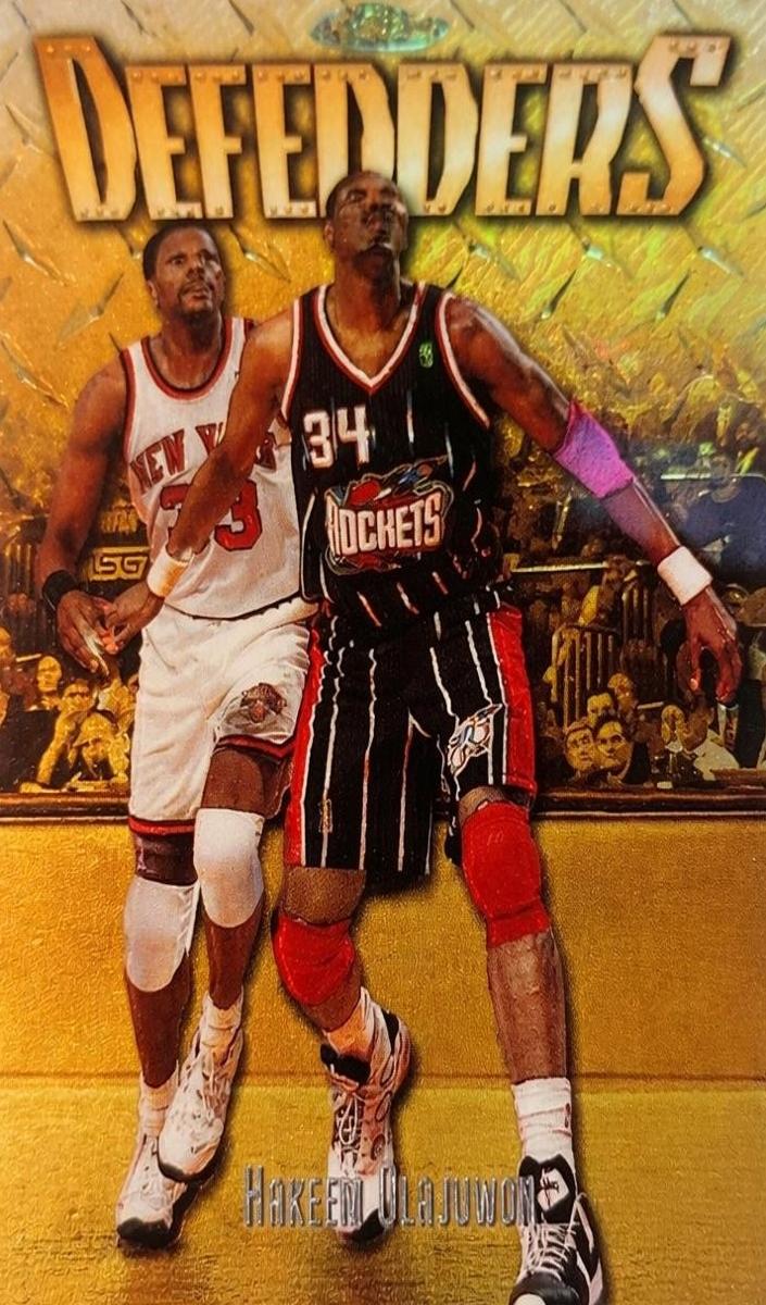 1997 Topps Finest Basketball Hakeem Olajuwon #313