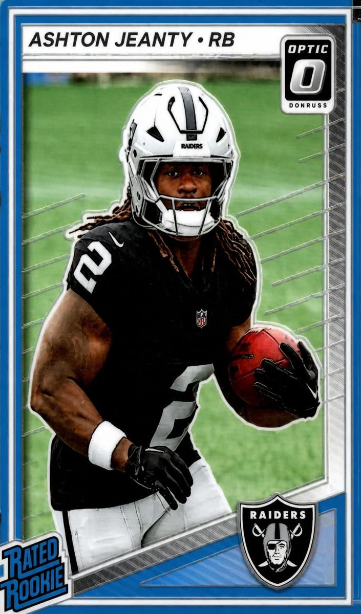 2025 Donruss Optic Football Fire Ashton Jeanty #202