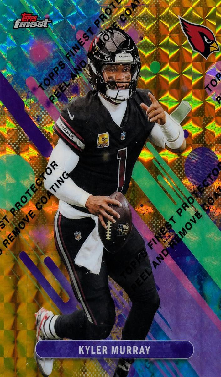 2025 Topps Finest Football Gold Refractor Kyler Murray #46