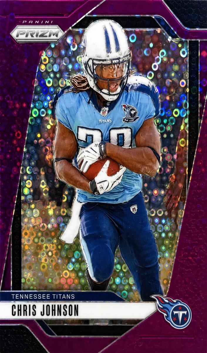 2024 Panini Prizm Football No Huddle Purple Chris Johnson #284