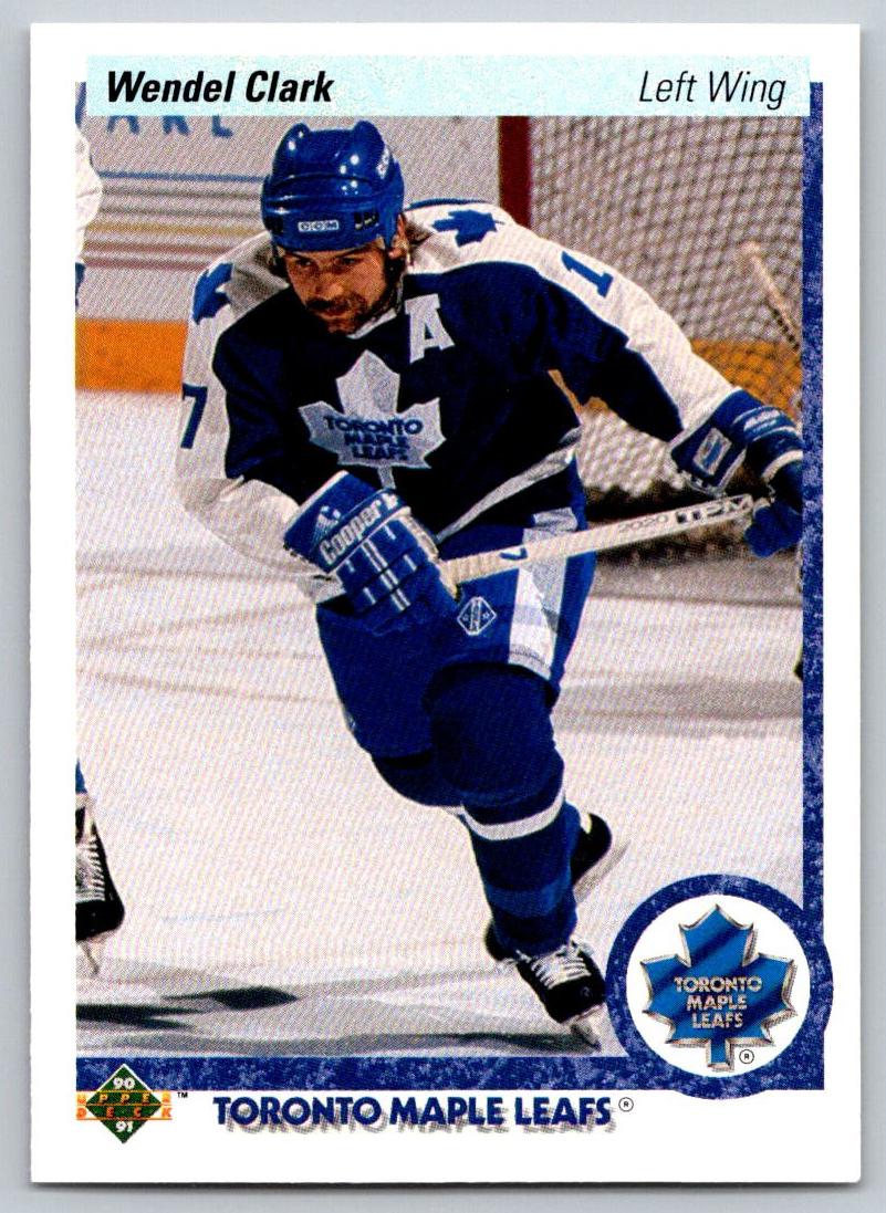 1990 Upper Deck Hockey Wendel Clark #3 PSA 9