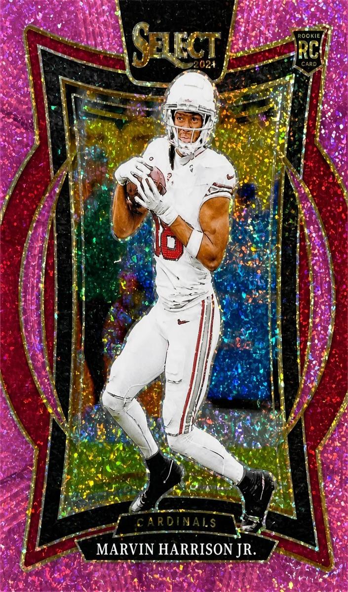 2024 Panini Select Football Pink Glitter Marvin Harrison Jr. #28