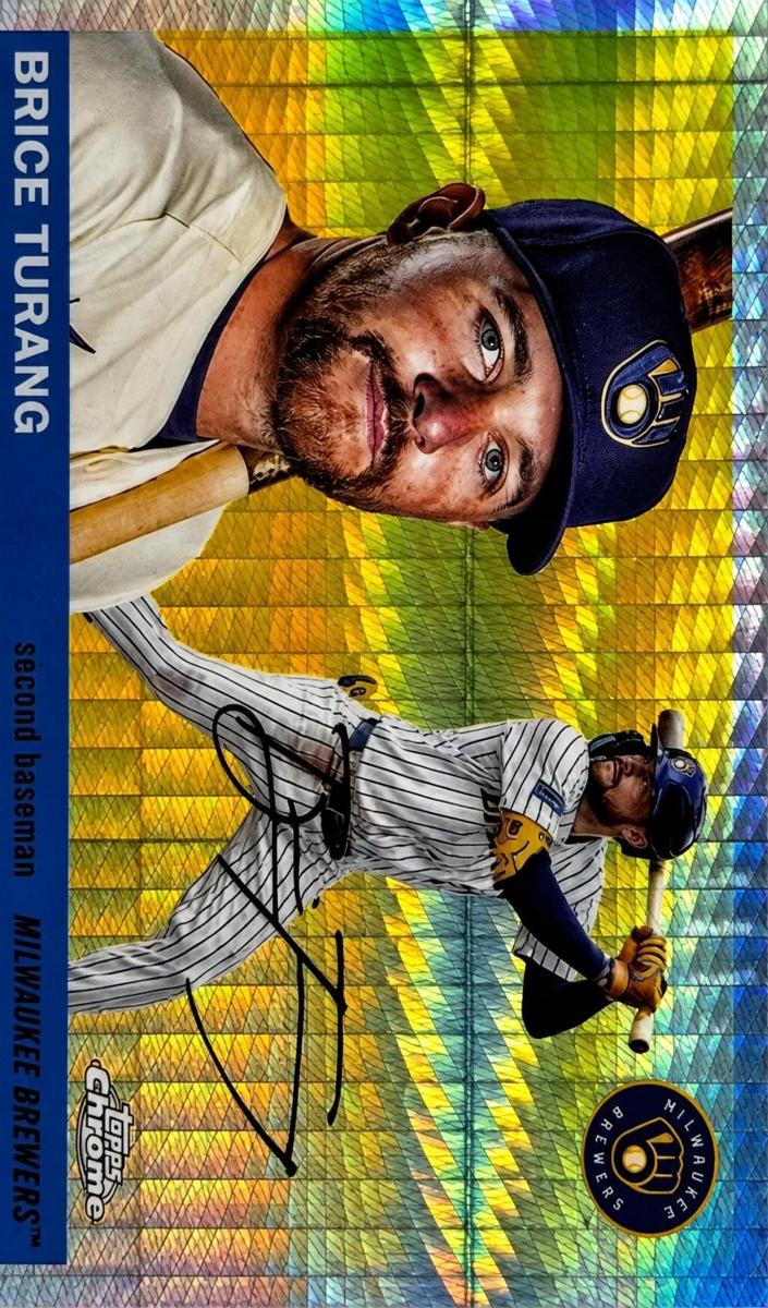 2025 Topps Chrome Platinum Baseball Prism Refractor Brice Turang #119