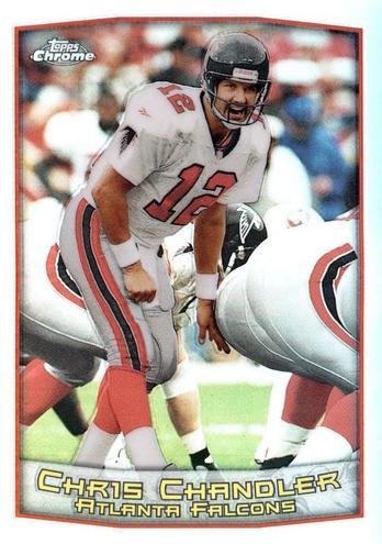 1999 Topps Chrome Football Refractor Chris Chandler #43